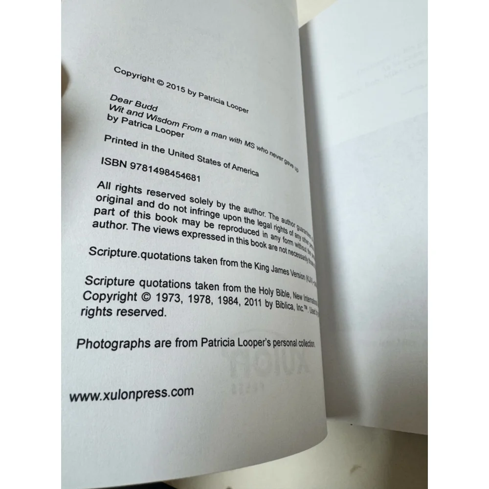 Dear Budd, Wit & Wisdom From a Man with MS (2015, PB)